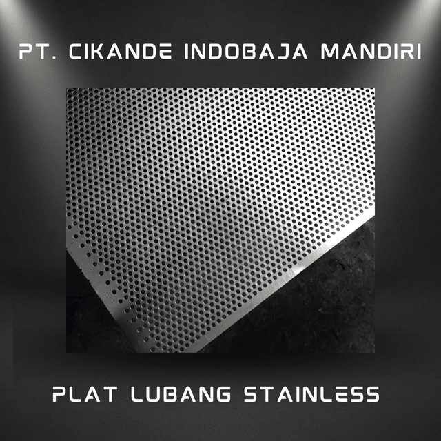 Plat Lubang Stainless Steel